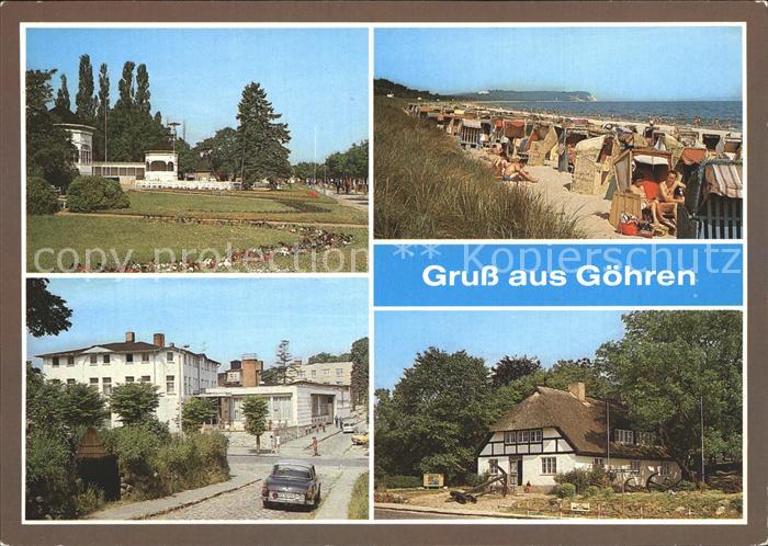 Goehren Ruegen Kurplatz Strand FDGB Erholungsheim Strandeck Heimatmuseum Moenchg