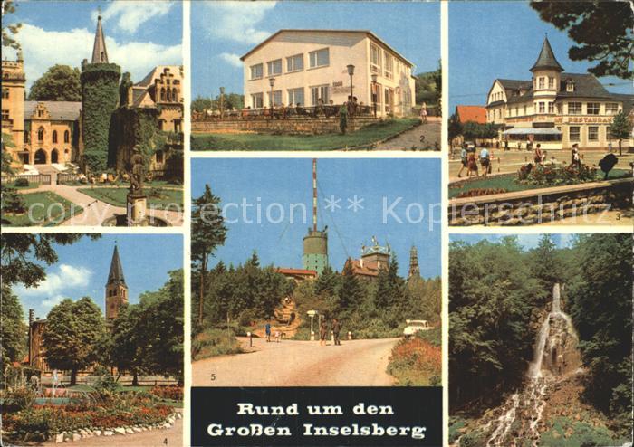 Friedrichroda Schloss Reinhardsbrunn Fischbach Tabarz Brotterode Gr Inselsberg T