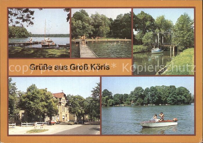 Koeris Klein Koeris Koeriser See Freibad Schulzensee Zugbruecke Teilansicht Am H
