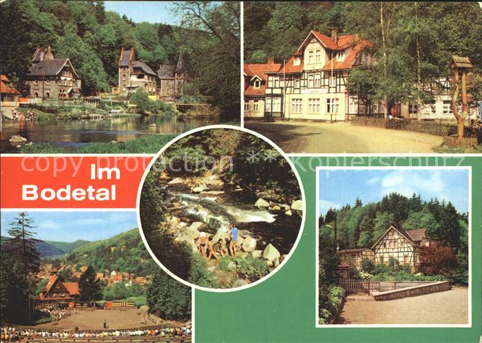 Treseburg Harz An der Halde FDGB Erholungsheim Luppbode Altenbrak Waldbuehne Am