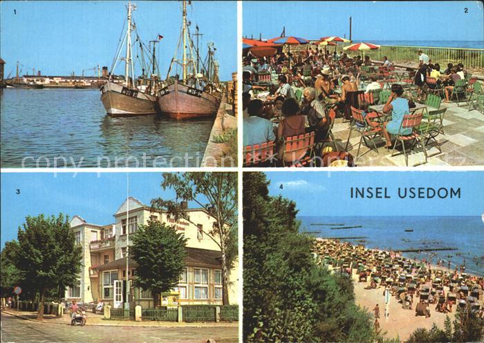 Usedom Mecklenburg-Vorpommern Karlshagen Fischerhafen Trassenheide Strandhalle K