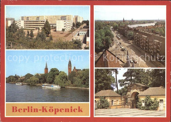 Koepenick Allende Viertel Anlegestelle Luisenhain Teilansicht Torhaeushen am Sch