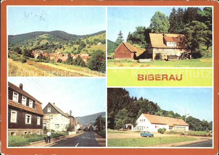Biberau Panorama Rote Muehle im OT Tellerhammer Teilansicht FDGB Erholungsheim R