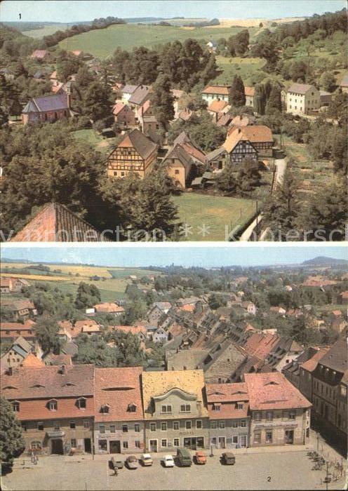 Bernstadt Loebau Teilansicht Alt Bernstadt Blick auf Marktplatz