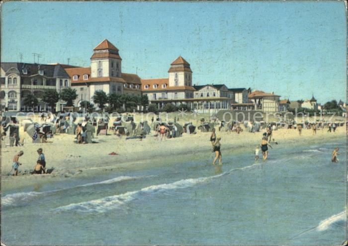 Binz Ruegen Ostseebad Strandpartie