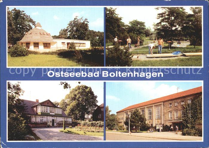 Boltenhagen Ostseebad HOG Pavillon Minigolfanlage Haus am Meer FDGB Erholungshei