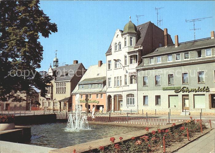 Brand-Erbisdorf Markt Springbrunnen