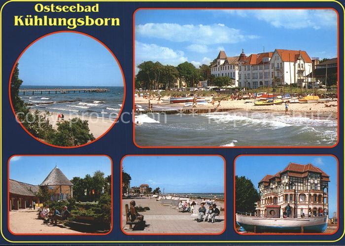 Kuehlungsborn Ostseebad Seebruecke Strand Hotels Promenade