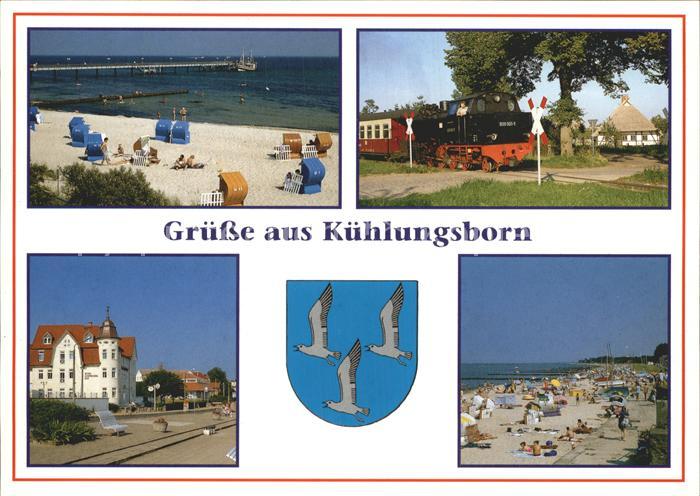 Kuehlungsborn Ostseebad Strand Bootssteg Villa Inselbahn
