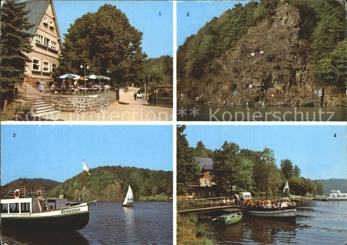 Kriebstein Talsperre HOG Anlegestelle Kriebstein Wappenfelsen Lauenhain