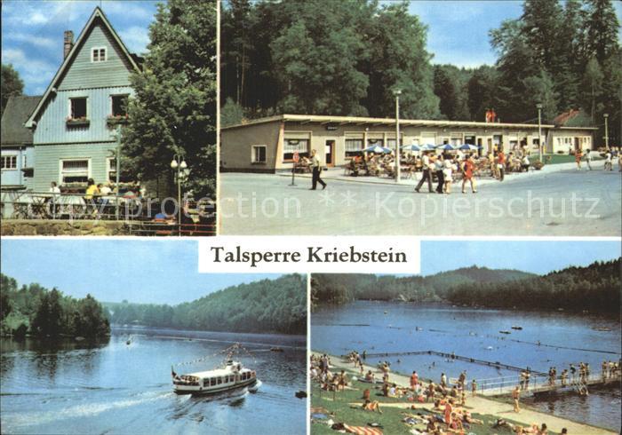 Kriebstein Talsperre HOG Talsperre Kriebstein Ladenstrasse Stausee mit MS Sachse