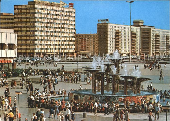 BERLIN  CITY Alexanderplatz Wasserspiele