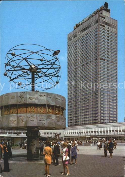BERLIN  CITY Weltzeituhr Alexanderplatz