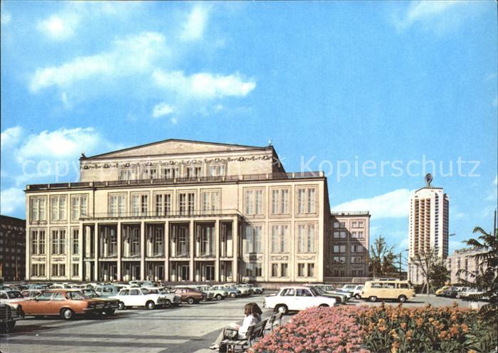 LEIPZIG Sachsen Opernhaus Karl Marx Platz