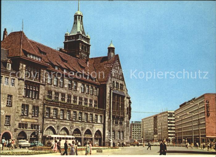 Karl-Marx-Stadt Markt mit Rathaus