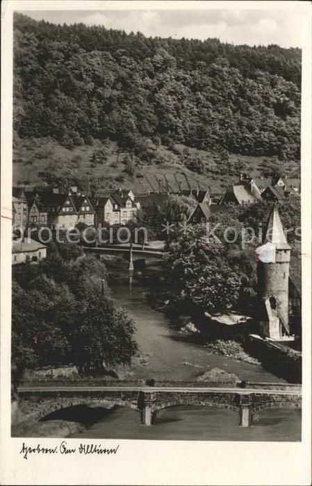 Herborn Hessen Am Dillturm Bruecke