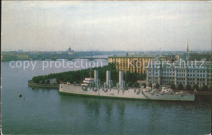 Leningrad St Petersburg Cruiser Aurora Kriegsschiff