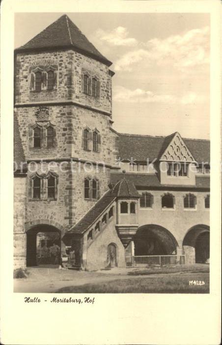 Halle Saale Moritzburg Hof
