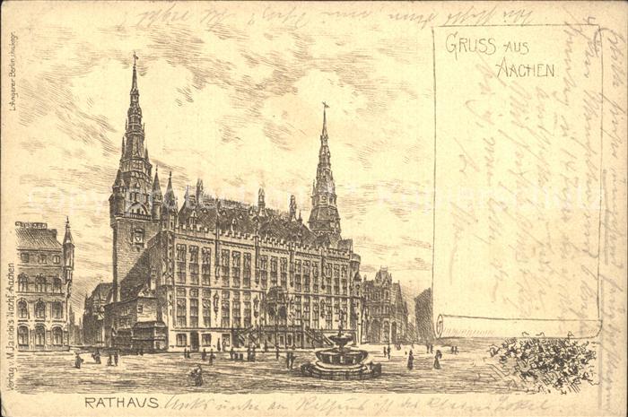 Aachen Rathaus Kuenstlerkarte