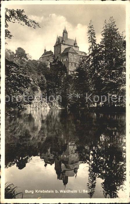 Waldheim Sachsen Burg Kriebstein an der Zschopau