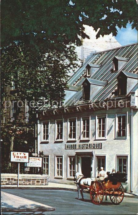 Quebec Musee Historique Museum Pferdekutsche