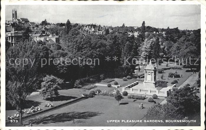 Bournemouth Upper Pleasure Gardens Monument