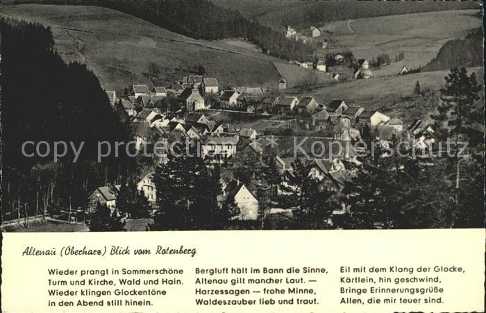 Altenau Harz Blick vom Rotenberg