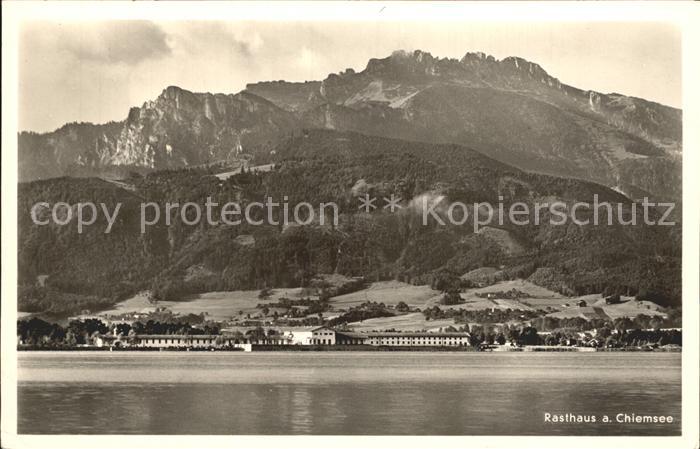 Bernau Chiemsee Rasthaus am See Alpen