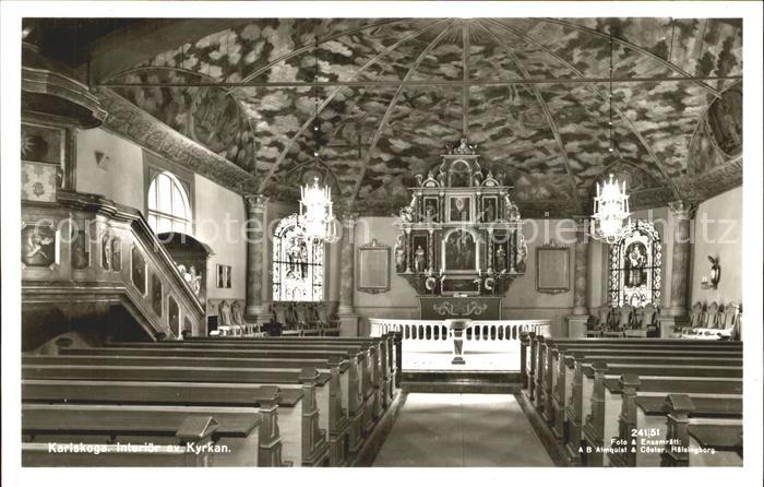 Karlskoga Interioer av Kyrkan Kirche