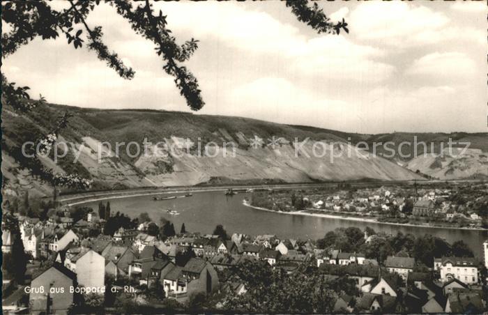 Boppard Rhein Panorama Vorfuehrstempel