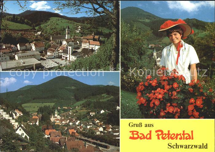 Bad Peterstal-Griesbach Teilansicht Heilbad und Ferienort Schwarzwald Trachten