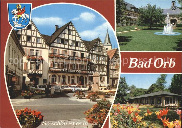 Bad Orb Fachwerkhaeuser Kurpark Naturpark Spessart