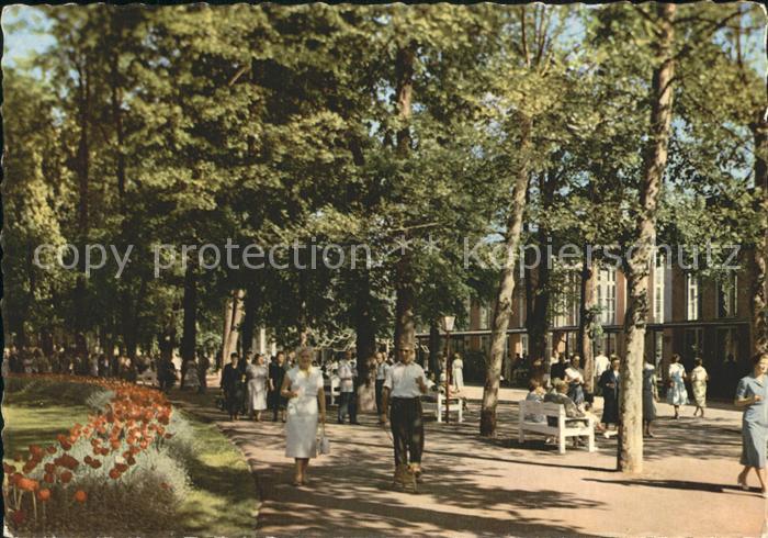 Bad Mergentheim Kurpark vor der Wandelhalle