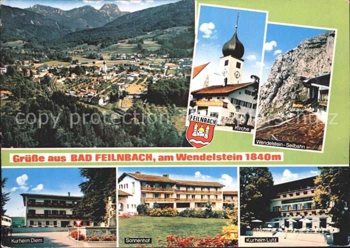 Bad Feilnbach Panorama Kirche Wendelstein Seilbahn Kurheim Sonnenhof