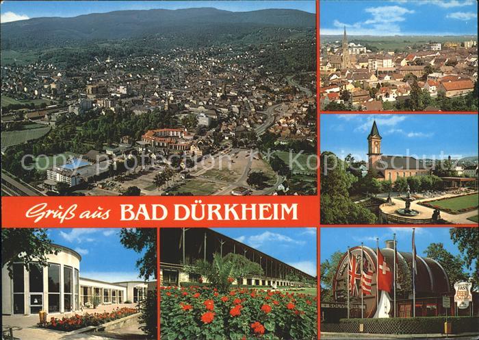 Bad Duerkheim Heilbad Weinstrasse Kurpark Kurhaus Kirche Riessenfass