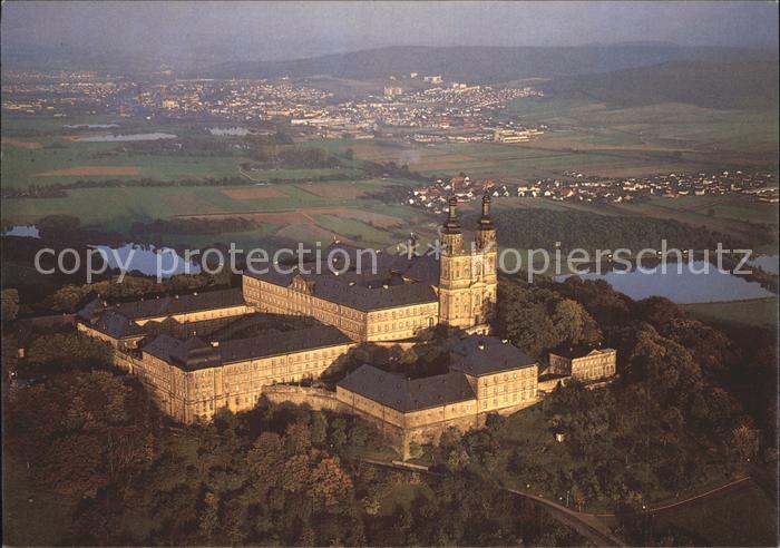 Kloster Banz mit Lichtenfels Fliegeraufnahme