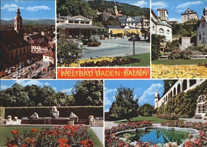 BADEN-BADEN BW Teilansichten Kurpark Kurhaus