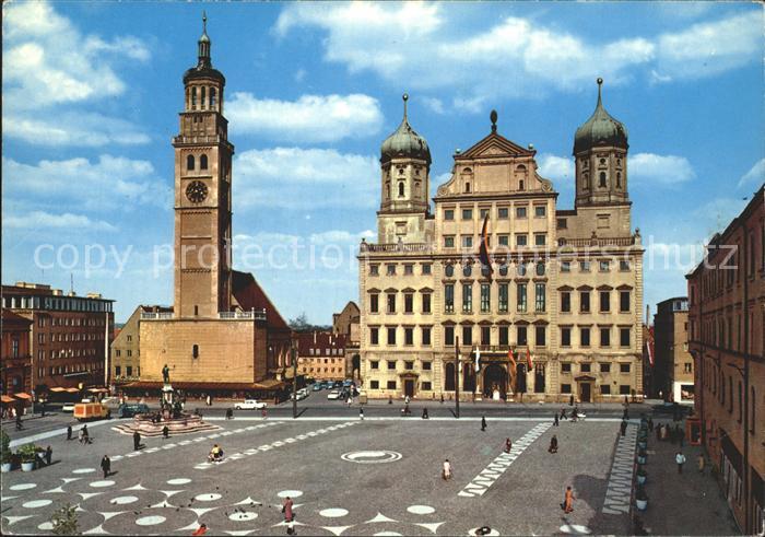 Augsburg Rathaus und Perlachturm