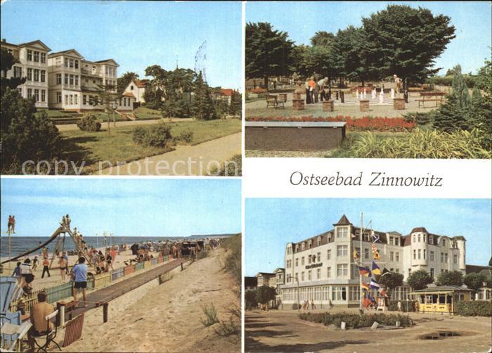Zinnowitz Ostseebad Promenade der Voelkerfreundschaft Minisportanlage Kegelbahn