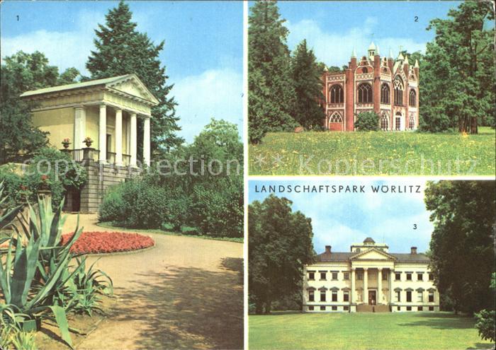 Woerlitz Landschaftspark Floratempel Gotisches Haus Schloss