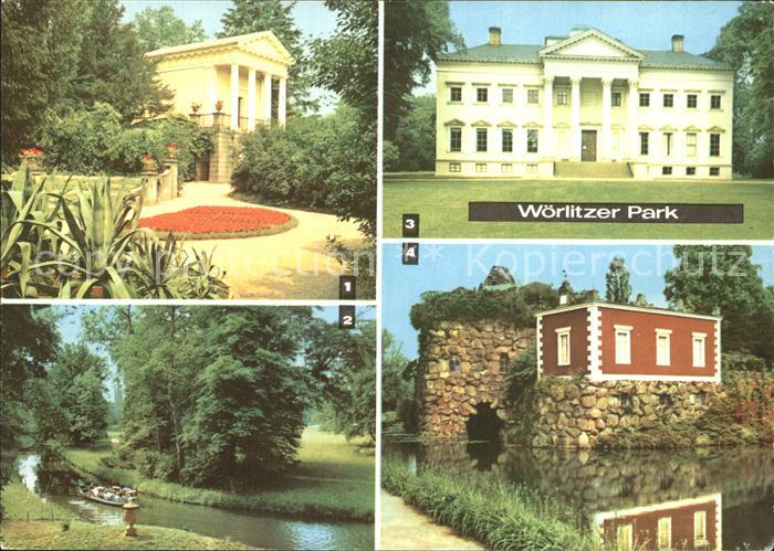 Woerlitz Landschaftspark Floratempel Goldene Urne Schlossmuseum Der Stein