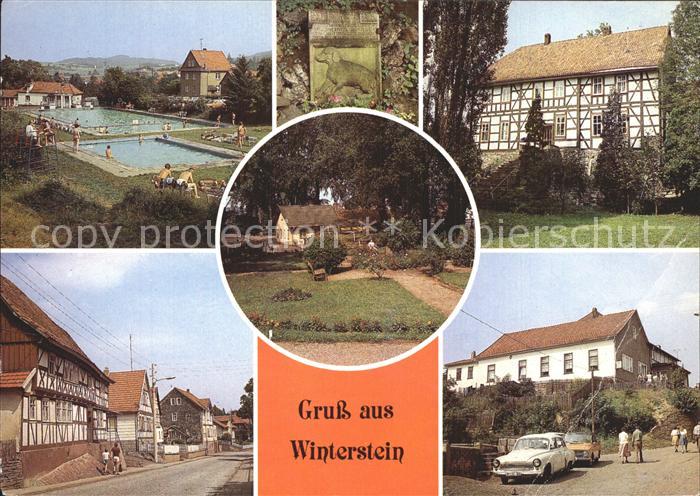 Winterstein Emsetal Schwimmbad Hundedenkmal Vogtei Liebensteiner Strasse Park Ra