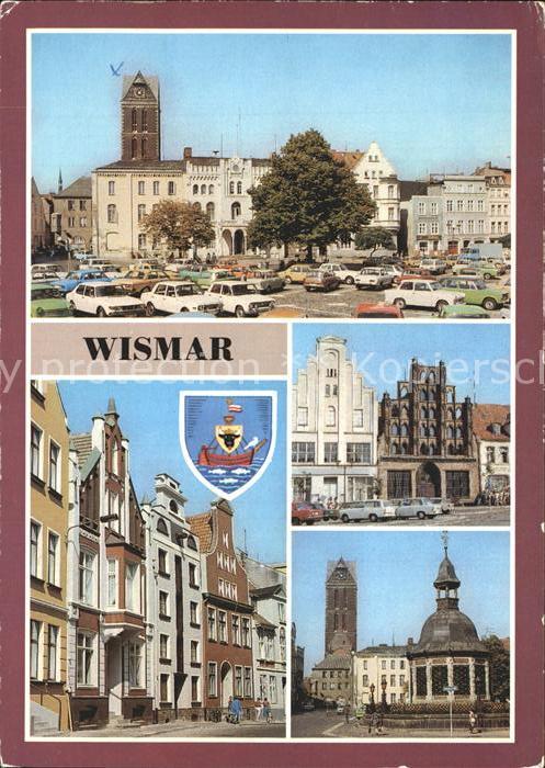 Wismar Mecklenburg Markt Alter Schwede Buergerhaus Bohrstrasse Wasserkunst