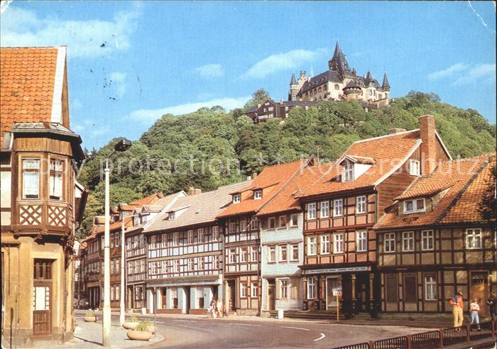 Wernigerode Harz Schoene Ecke Feudalmuseum Schloss Fachwerkhaeuser