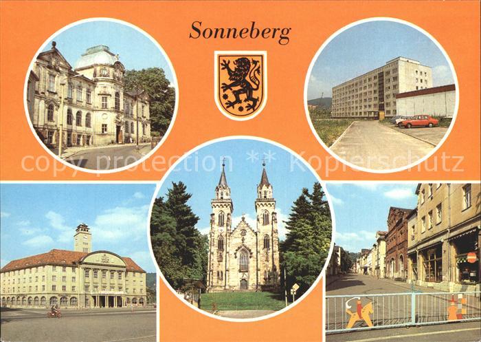 Sonneberg Thueringen Spielzeugmuseum Pflegeheim Feierabendheim Rathaus Kirche Fu