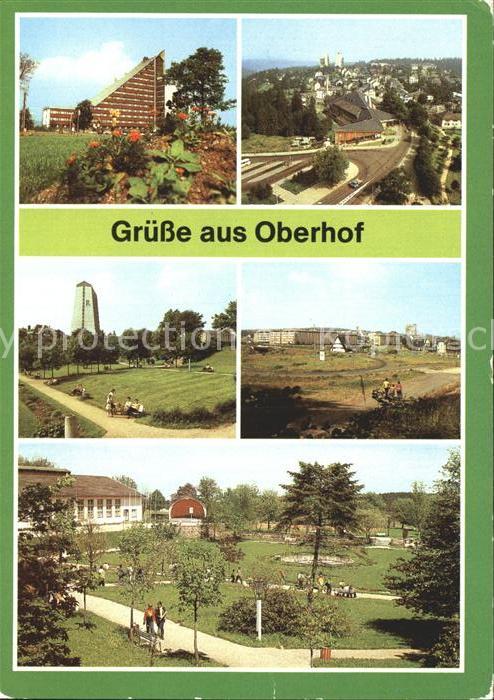 Oberhof Thueringen Interhotel Panorama Gaststaettenkomplex Oberer Hof FDGB Erhol