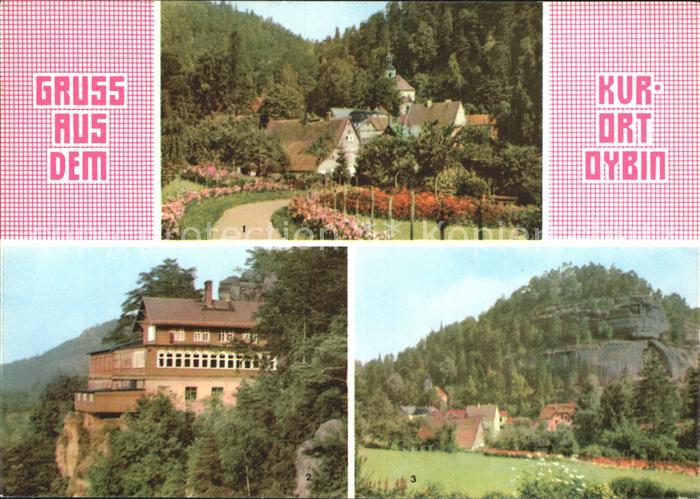 Oybin Sachsen Kurpark Kirche HOG Berg Oybin Felsen Zittauer Gebirge