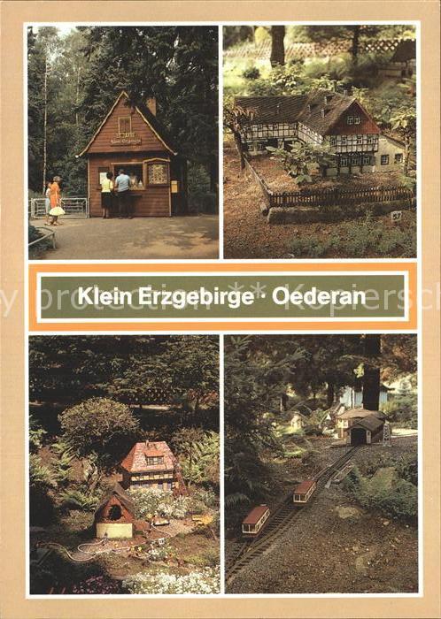 Oederan Klein Erzgebirge Miniaturpark im Stadtwald