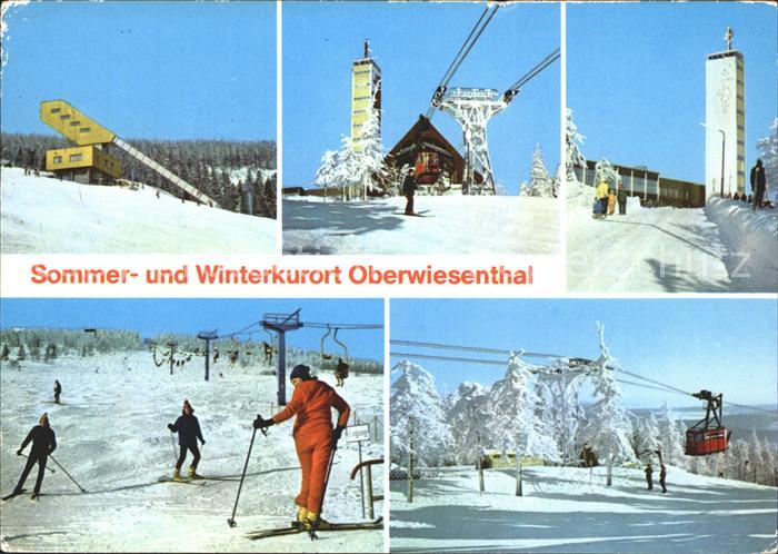 Oberwiesenthal Erzgebirge Sprungschanze Bergstation Drahtseilbahn Aussichtsturm