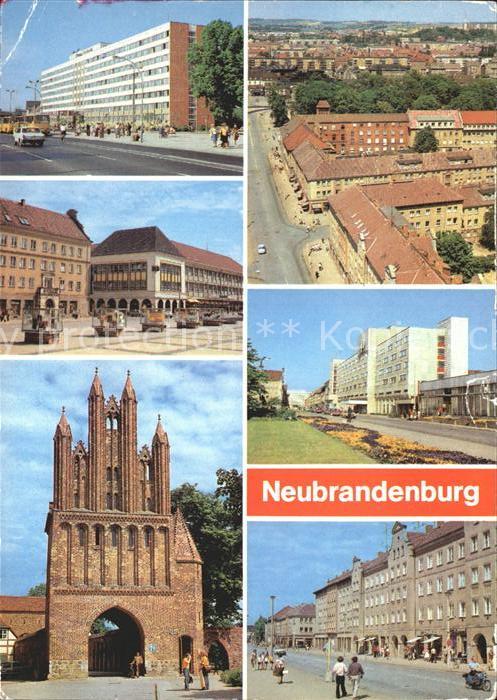 Neubrandenburg Rat des Bezirks Centrum Warenhaus Friedlaender Tor Haus der Kultu
